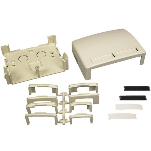 Middle Atlantic PDB2S2WH Faceplates & Mounting Boxes Wiremold Series Ii Data Box - 2-gang - White (pdb2s2wh) 786776015058