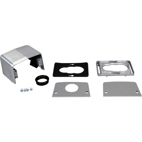 Middle Atlantic 525C Miscellaneous Devices Wiremold 525 Series Four-piece Communication Service Fitting - Silver - Aluminum - 4 Piece (525c) 786564014997