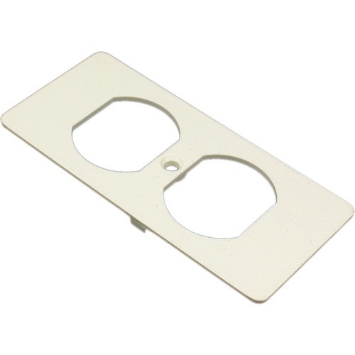 Middle Atlantic 5507D-BK Faceplates & Mounting Boxes Wiremold 5500 Duplex Recptacle Faceplate Fitting - Black - Polyvinyl Chloride (pvc) (5507d-bk) 5507dbk 786776519242