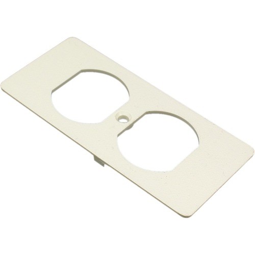 Middle Atlantic 5507D-FW Faceplates & Mounting Boxes Wiremold 5500 Duplex Recptacle Faceplate Fitting - Fog White (5507d-fw) 5507dfw 786776074932