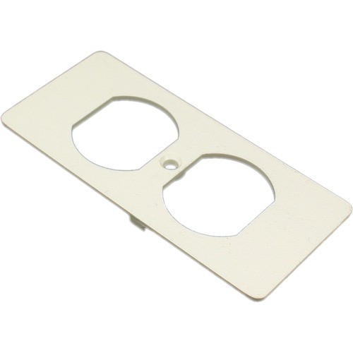 Middle Atlantic 5507D-G Faceplates & Mounting Boxes Wiremold 5500 Duplex Recptacle Faceplate Fitting - Gray (5507d-g) 5507dg 993305606735