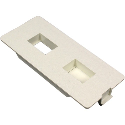 Middle Atlantic 5507FRJ-WH Faceplates & Mounting Boxes Wiremold 5500 Flush Dual Rj Connector Faceplate Fitting - 2 X Total Number Of Socket(s) - White - Po 5507frjwh 786776104455