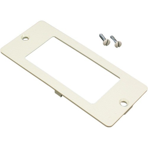 Middle Atlantic 5507R-FW Faceplates & Mounting Boxes Wiremold 5500 Rectangle Receptacle Faceplate Fitting - Fog White (5507r-fw) 5507rfw 786776138191