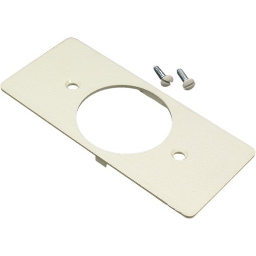 Middle Atlantic 5507T1-FW Faceplates & Mounting Boxes Wiremold 5500 Single Receptacle Faceplate Fitting - Fog White (5507t1-fw) 5507t1fw 786776138214