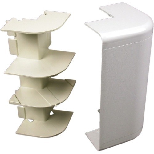 Middle Atlantic 5517FO Cable Management Wiremold 5500 Bend Radius Full Capacity Internal Elbow Fitting - Internal Elbow Fitting - Ivory - 6. 786776541007