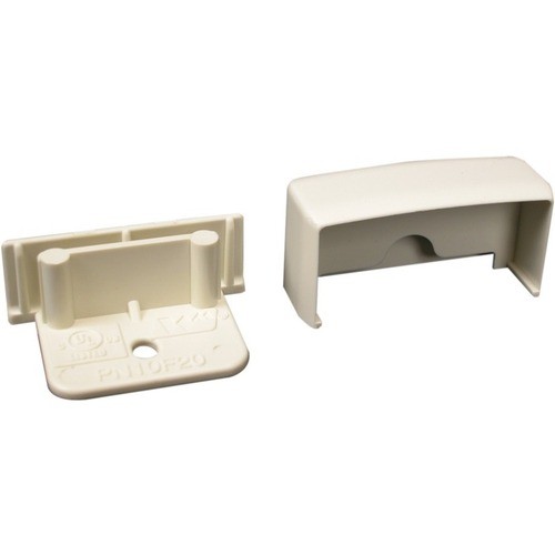 Middle Atlantic PN05F20V Cable Management Wiremold Eclipse Pn05 Blank End Fitting - Raceway End Cap - Fog White - Polyvinyl Chloride (pvc) (pn 786776015751