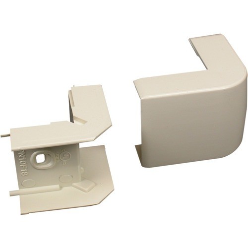 Middle Atlantic PN10F18WH Cable Management Wiremold Eclipse Pn10 External Elbow Fitting - External Elbow Fitting - White (pn10f18wh) 786776016093