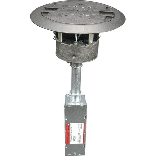 Middle Atlantic RC4ATCGY Cable Management Wiremold Rc4 Multi-service Poke-thru Assembly, Gray - Poke Thru Assembly - Gray (rc4atcgy) 786564131151