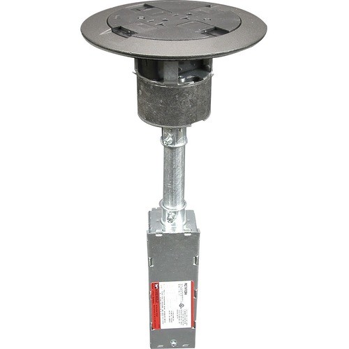 Middle Atlantic RC7ATCAL Cable Management Wiremold Rc7 Multi-service Poke-thru Assembly, Aluminum - Poke Thru Assembly - Aluminum (rc7atcal) 786564067382