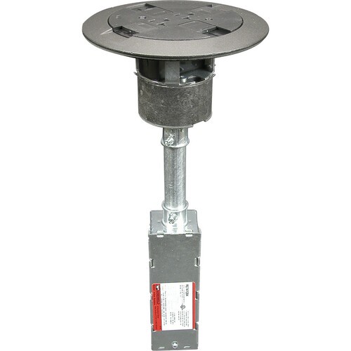 Middle Atlantic RC7ATCGY Cable Management Wiremold Rc7 Multi-service Poke-thru Assembly, Gray - Poke Thru Assembly - Gray (rc7atcgy) 786564067368