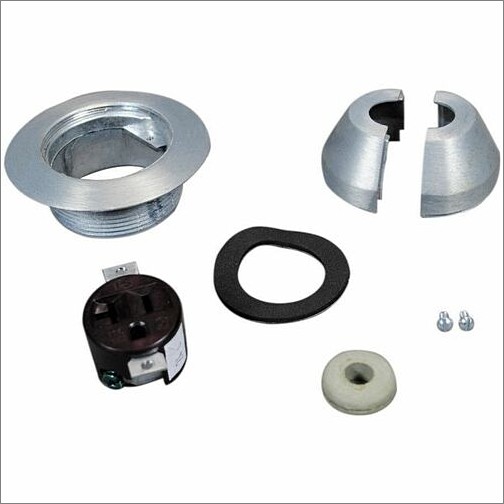 Middle Atlantic 1223AL Cable Management Wiremold 1200 Series Power Service Fitting - Service Fitting - Aluminum (1223al) 786564222286