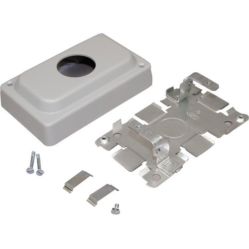 Middle Atlantic 1546A Mounting Kits Wiremold Mounting Box For Cable Raceway, Receptacle - Steel (1546a) 786776082951