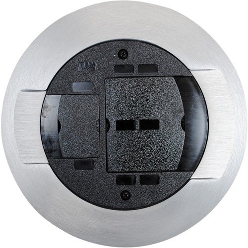 Middle Atlantic RPAMD8CTCAA Cable Management Wiremold Ratchet-pro Series Single Service Floor Box Cover Kit - Cover - Aluminum - Taa Compliant (r 786564082057