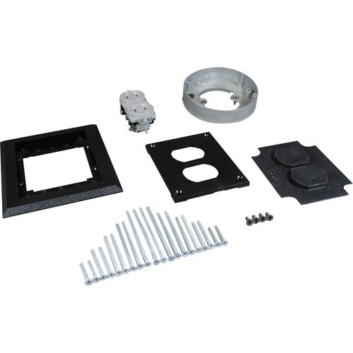 Middle Atlantic S165BRN Faceplates & Mounting Boxes Wiremold Source 1 Complete Flush Activation - Brown - Polycarbonate (s165brn) 786564282020