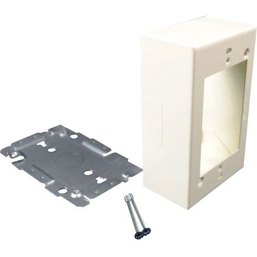Middle Atlantic S2048 Cable Management Wiremold 2000 Single-gang Device Box Fitting - Box Fitting - Stainless Steel, Anodized Aluminum (s20 786776084832