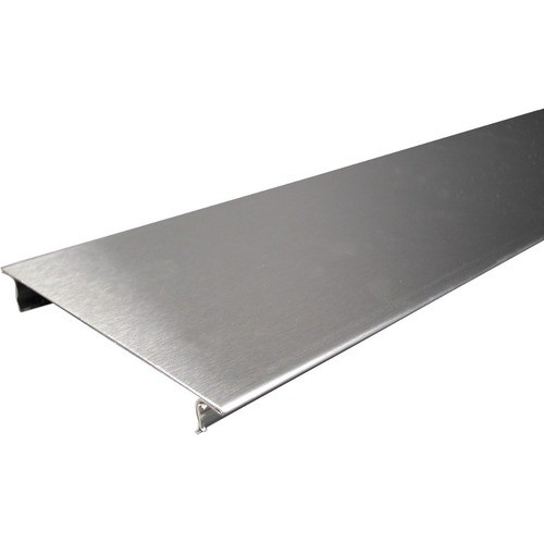 Middle Atlantic S4000C090 Cable Management Wiremold S4000 9" (229mm) Precut Raceway Cover - Raceway Cover - 9" Length - Stainless Steel (s4000c 786776512304
