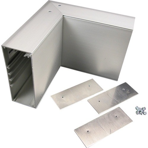 Middle Atlantic AL5217 Cable Management Wiremold Al5200 Large Multi-channel Raceway Internal Elbow Fitting - Internal Elbow Fitting - Alumin 786776046854