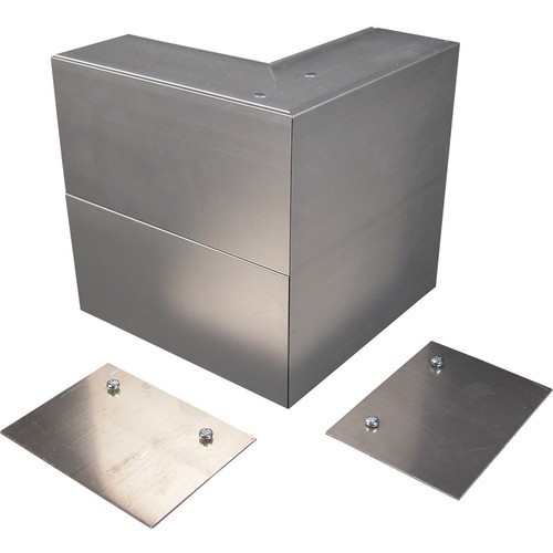 Middle Atlantic ALA4817N Cable Management Wiremold Ala4800 Inverted Internal Elbow Fitting - Internal Elbow Fitting - Aluminum (ala4817n) 786776523768