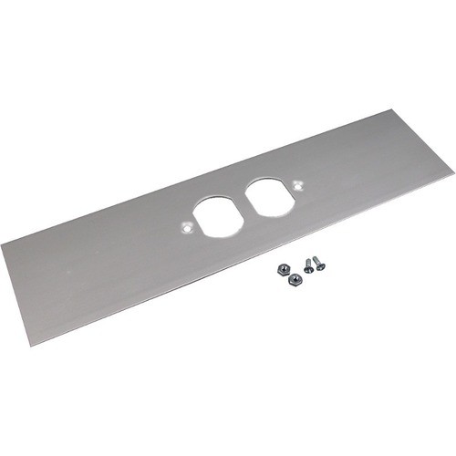 Middle Atlantic ALA-DR Faceplates & Mounting Boxes Wiremold Ala3800 Duplex Receptacle Cover Plate - 1 X Total Number Of Socket(s) - Aluminum - Aluminum Aladr 999569685486