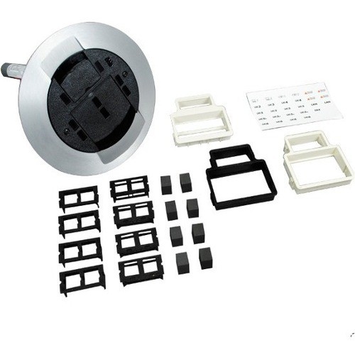 Middle Atlantic AMD8ATCBS Cable Management Wiremold Amd8atc Assembled Communications Poke-thru Device - Poke Thru Device - Brushed - Stainless  786564015734