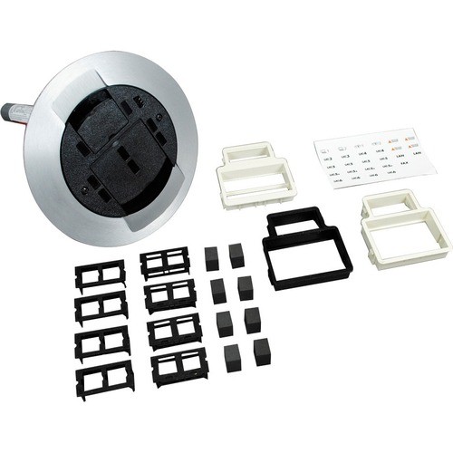 Middle Atlantic AMD8ATCGY Cable Management Wiremold Amd8atc Assembled Communications Poke-thru Device - Poke Thru Device - Gray (amd8atcgy) 786564015710