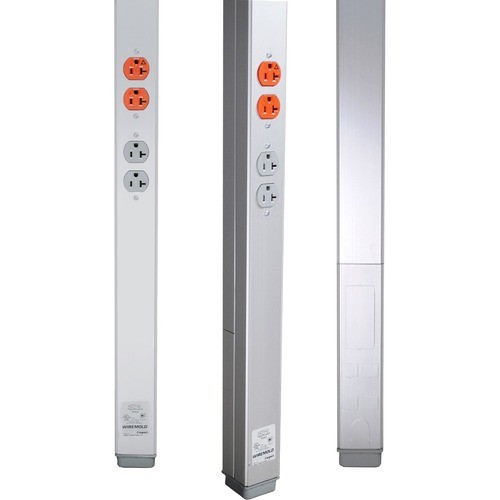 Middle Atlantic AMDTP-4D Cable Management Wiremold Amdtp-4d - Amdtp-4 Series Aluminum Tele-power Pole - Pole - Satin Anodized - 0.09" Length - Amdtp4d 786776088274