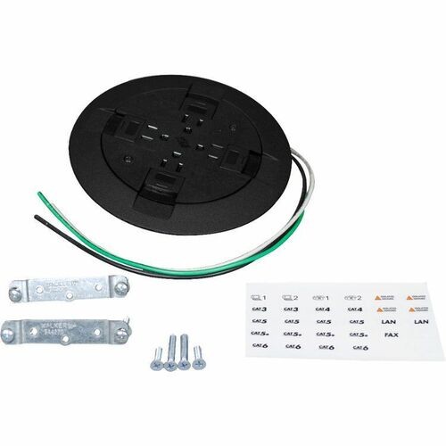 Middle Atlantic PSRC9TCAL Cable Management Wiremold Psrc9 Series Quad Power Fitting - Quad Power Fitting - Aluminum (psrc9tcal) 786564009214