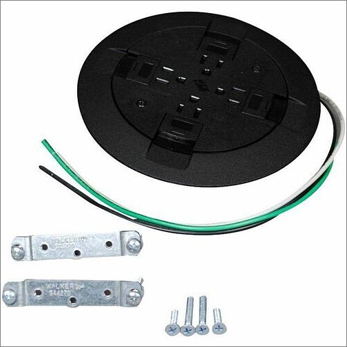 Middle Atlantic PSRC9TCBK Cable Management Wiremold Psrc9 Series Quad Power Fitting - Quad Power Fitting - Black (psrc9tcbk) 786564009221