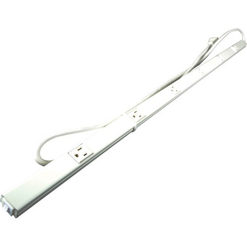 Middle Atlantic V20-C2 Power Strips Wiremold Power Strip - 6 - 6 Ft Cord - 15 A Current - 120 V Voltage - Ivory (v20-c2) V20c2 786776090437
