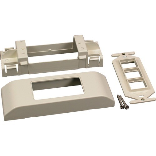 Middle Atlantic V2407-3TJ Mounting Kits Wiremold Mounting Bracket For Cable Raceway - Ivory - Steel (v2407-3tj) V24073tj 786776155549