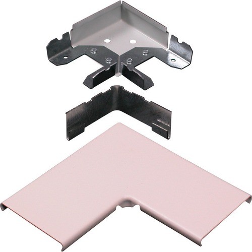 Middle Atlantic V2411D Cable Management Wiremold 2400d Divided Flat Elbow Fitting - Elbow - Ivory - Steel (v2411d) 786776548013