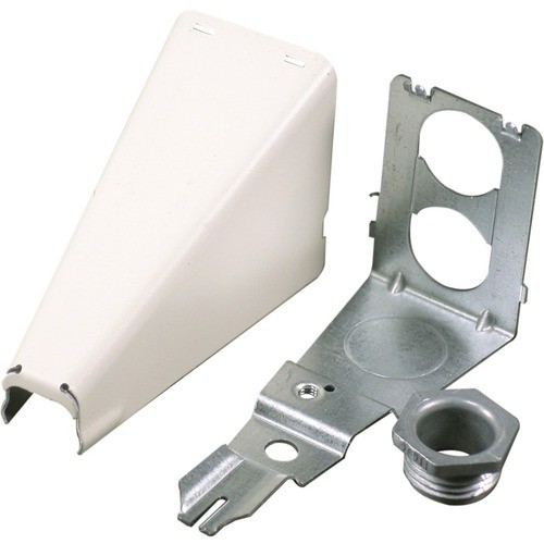 Middle Atlantic V5786 Cable Management Wiremold 500/700 Adjustable Offset Connector Fitting - Offset Connector Fitting - Ivory - 2.50" Leng 786776070644