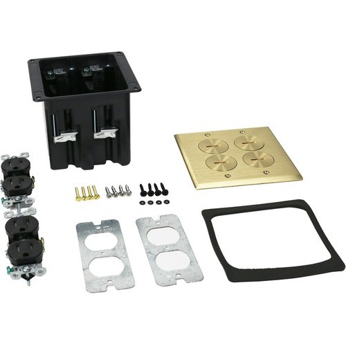 Middle Atlantic WMFB2DR2B Mounting Kits Wiremold Wmfb2dr2b Mounting Box - Brass 786564053941