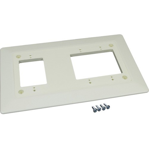 Middle Atlantic WSA00-4 Mounting Kits Wiremold Wsa00-4 Mounting Bracket For Gang Box, Cable Raceway - Ivory - Steel Wsa004 786776549003