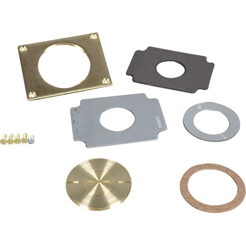 Middle Atlantic 829CK-1 Faceplates & Mounting Boxes Wiremold Communications Cover Plate - 1-gang - Brass - Metal (829ck-1) 829ck1 786564082927