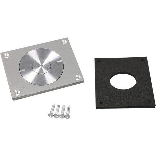 Middle Atlantic 830CKTCAL-1/2 Faceplates & Mounting Boxes Wiremold Cover Plate - Brushed Aluminum (830cktcal-1/2) 830cktcal12 786564054696