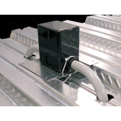 Middle Atlantic 880MPFC Faceplates & Mounting Boxes Wiremold 880mpfc Series Fire Classified Nonmetallic Rectangular Floor Box - 1-gang - Steel 786564072119