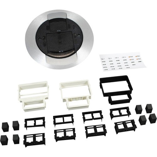 Middle Atlantic 881AMD8CTCAL Miscellaneous Kits Wiremold Ratchet-pro 881 Series Single Service Floor Box Cover Kit - Aluminum (881amd8ctcal) 786564074830