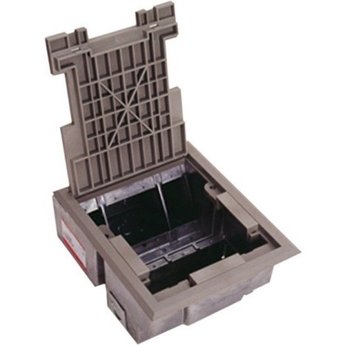 Middle Atlantic AF3-KC Faceplates & Mounting Boxes Wiremold Af3 Series Raised Floor Box - 8-gang - Black - Polycarbonate, Die-cast Aluminum (af3-kc) Af3kc 786564519324