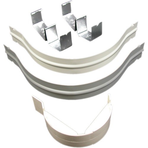 Middle Atlantic 4011DRI Cable Management Wiremold 4000 Radiused Insert For Divided Flat Elbow Fitting - Cable Raceway Insert Fitting (4011dri 786776534054