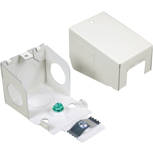 Middle Atlantic BK2010A3 Cable Management Wiremold 2000 Entrance End Fitting Black 1/2in And 3/4in Knock-outs - End Fitting - Black - Steel (b 786776142297