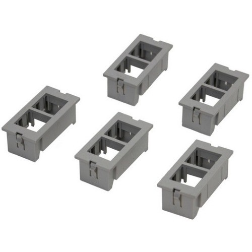 Middle Atlantic CM2-U2NOR-GY Faceplates & Mounting Boxes Wiremold Cm 2a Dual Flushmount Nordx/cdt Unloaded Module - Light Gray (cm2-u2nor-gy) Cm2u2norgy 786776018561