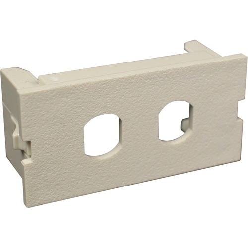 Middle Atlantic CM2-U2ST-WH Faceplates & Mounting Boxes Wiremold Cm2-u2st-wh Faceplate - White - 25 Cm2u2stwh 786776019087