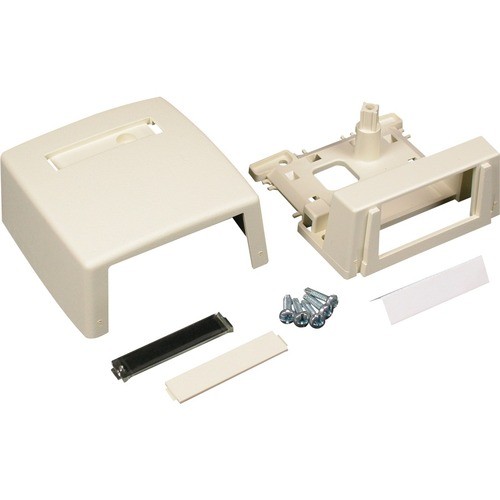 Middle Atlantic CM-MMB-231 Faceplates & Mounting Boxes Wiremold 400/800 One Insert Multimedia Box Fitting - 1-gang - Ivory (cm-mmb-231) Cmmmb231 786776018851