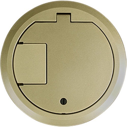 Middle Atlantic CRFBBTCBSTR Faceplates & Mounting Boxes Wiremold Crfb Series Surface Style Solid Cover Assembly - Brass - Die-cast Aluminum (crfbbtcbstr) 786564077121