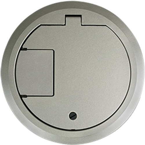 Middle Atlantic CRFBBTCNKTR Faceplates & Mounting Boxes Wiremold Crfb Series Surface Style Solid Cover Assembly - Nickel - Die-cast Aluminum (crfbbtcnktr) 786564077114