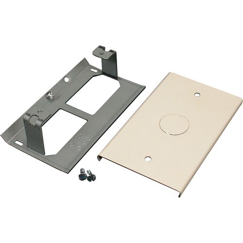 Middle Atlantic G3036HE Faceplates & Mounting Boxes Wiremold 3000 Blank Cover Fitting - Gray - Steel (g3036he) 786776096156