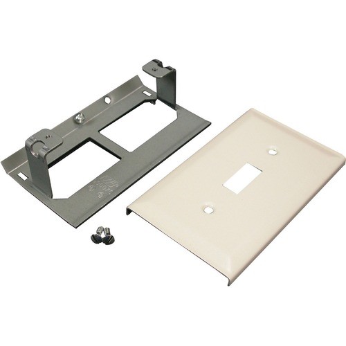 Middle Atlantic G3040CE Faceplates & Mounting Boxes Wiremold 3000 Switch Cover Fitting - Gray - Steel (g3040ce) 786776088694