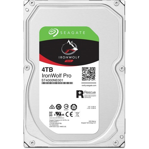 Seagate ST4000NE001 Hard Drives Seagate Ironwolf Pro St4000ne001 4 Tb Hard Drive - Sata (sata/600) - 3.5" Drive - Internal - 7200rpm 763649125137