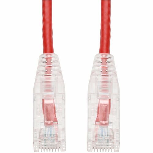 Addon ADD-7FSLCAT6-RD Cables Addon 7ft Red Cat 6 Slim Pvc Ethernet Cable Snagless Clear-claw Rj-45 M/m - 7 Ft Category 6 Network  Add7fslcat6rd 821456058960